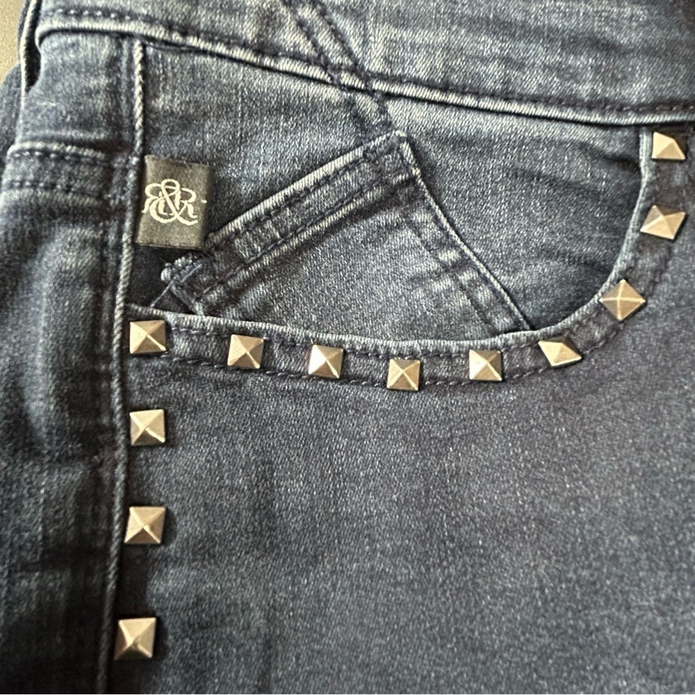 Rock & Republic Women's Jeans Denim Stretch Straight Leg Size 14 - Picture 6 of 10